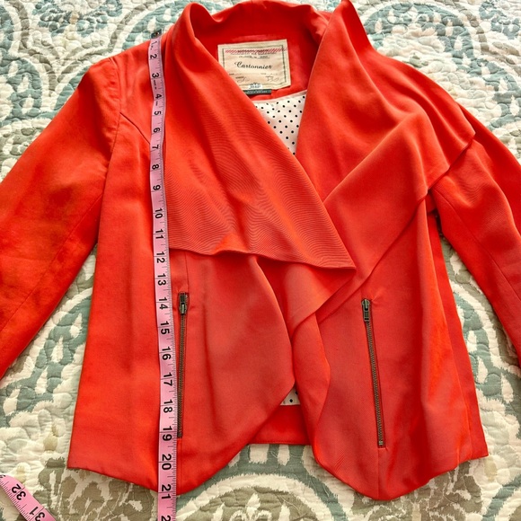 Anthropologie Cartonnier Travelogue Draped Jacket XS - Picture 10 of 16